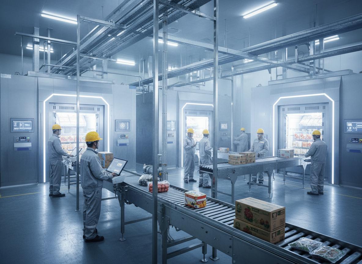 Ứng dụng của kho cấp đông nhanh trong các ngành công nghiệp chủ lực