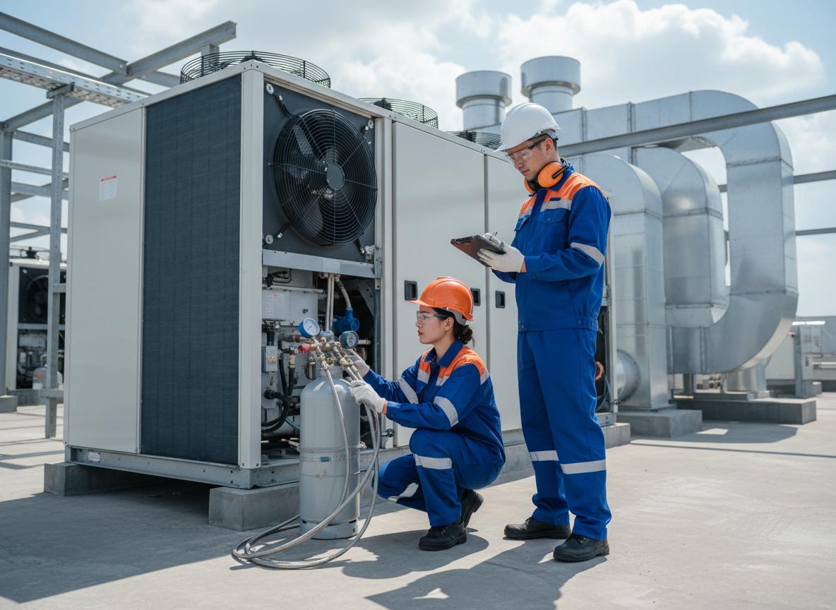 Quy Trình và Chi Phí Nạp Gas Máy Lạnh Công Nghiệp Chuẩn Kỹ Thuật