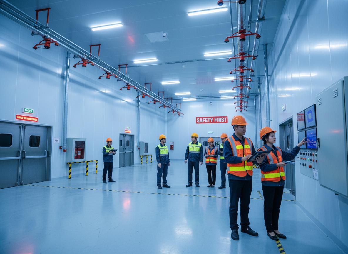 Cách chống cháy cho kho lạnh