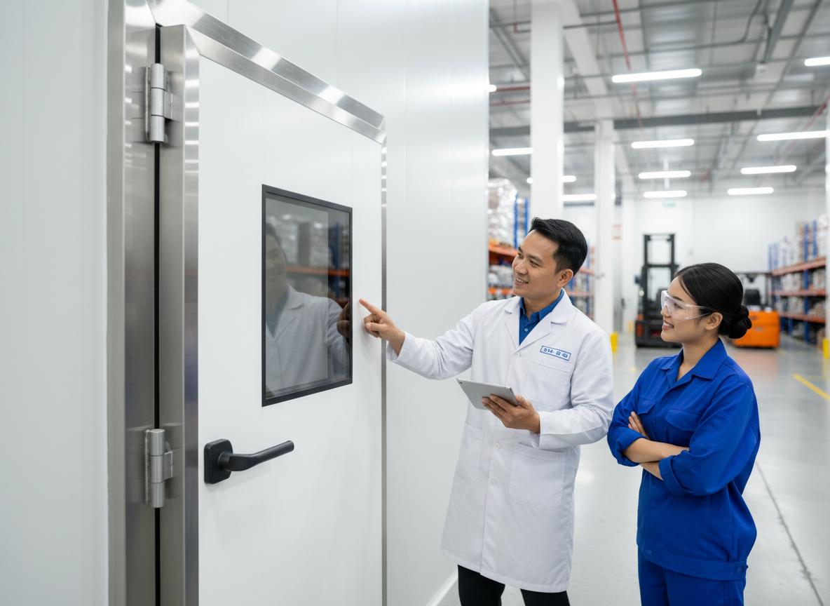 Cửa kho lạnh cách nhiệt giá tốt