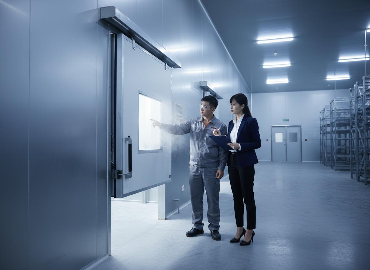 Giá cửa trượt kho lạnh