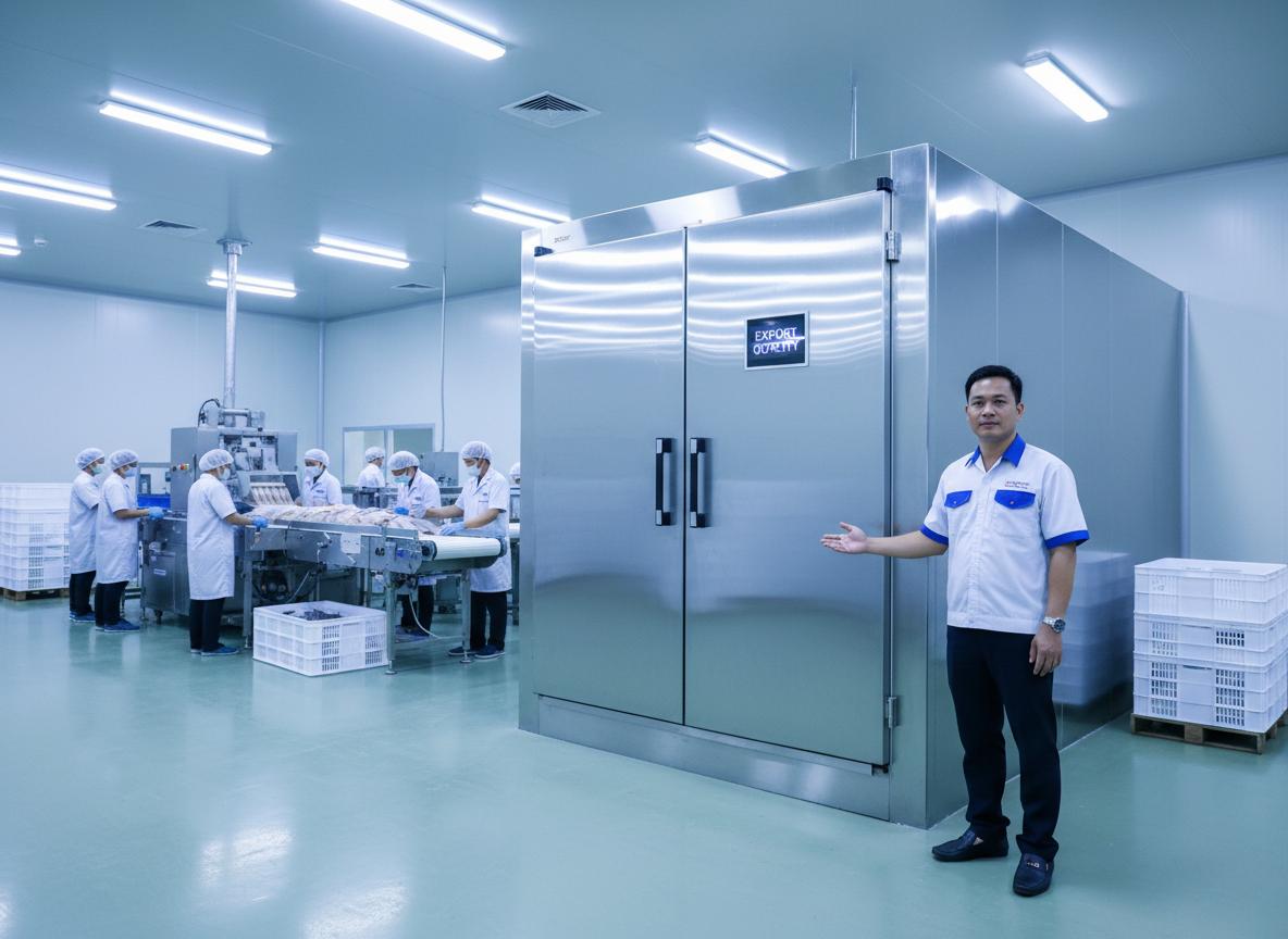 Giải pháp thiết kế và lắp đặt kho đông lạnh chế biến cá toàn diện, tiết kiệm