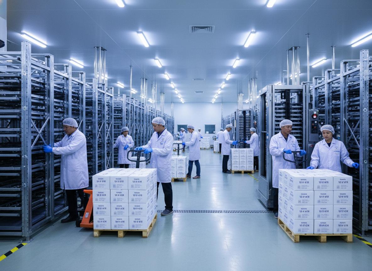 Kho đông lạnh cho xưởng chế biến cá