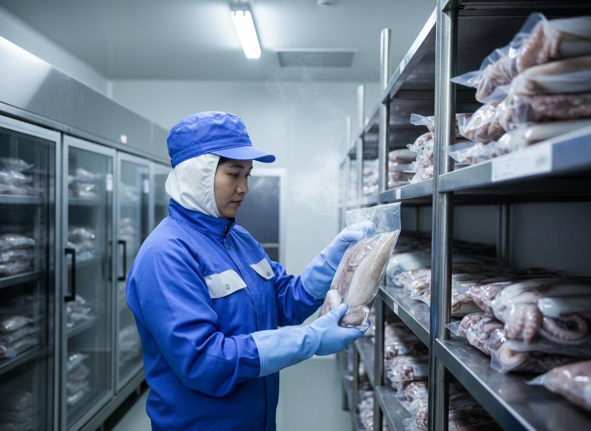 Quy Trình Bảo Quản Mực, Bạch Tuộc Bằng Kho Lạnh Chuẩn Chuyên Gia 4 Bước