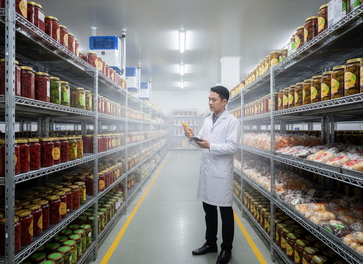 Kho lạnh bảo quản mứt, bánh kẹo