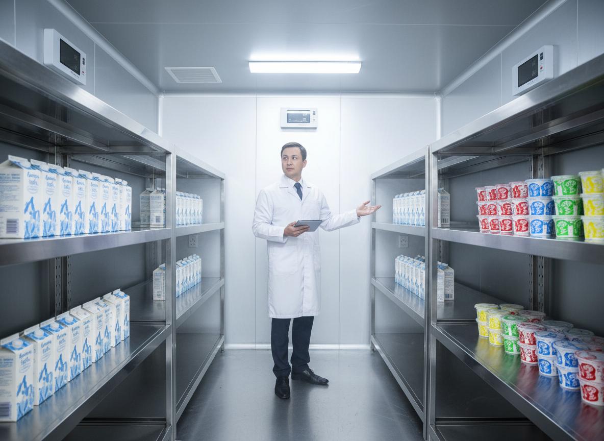 Kho lạnh bảo quản sữa và sữa chua