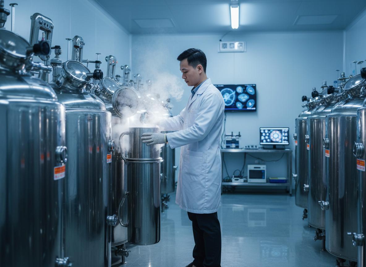 Kho lạnh bảo quản tinh dịch gia súc