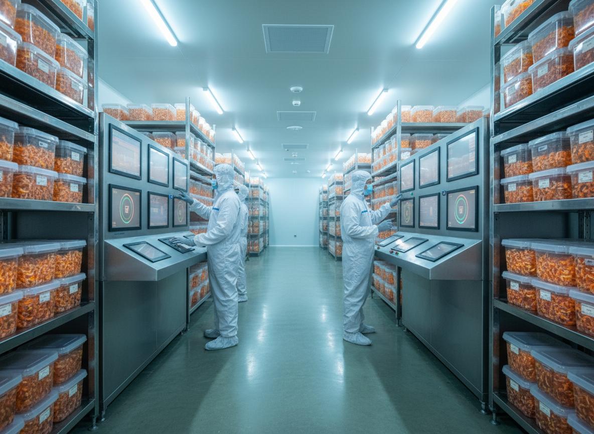 Kho lạnh bảo quản tôm giống