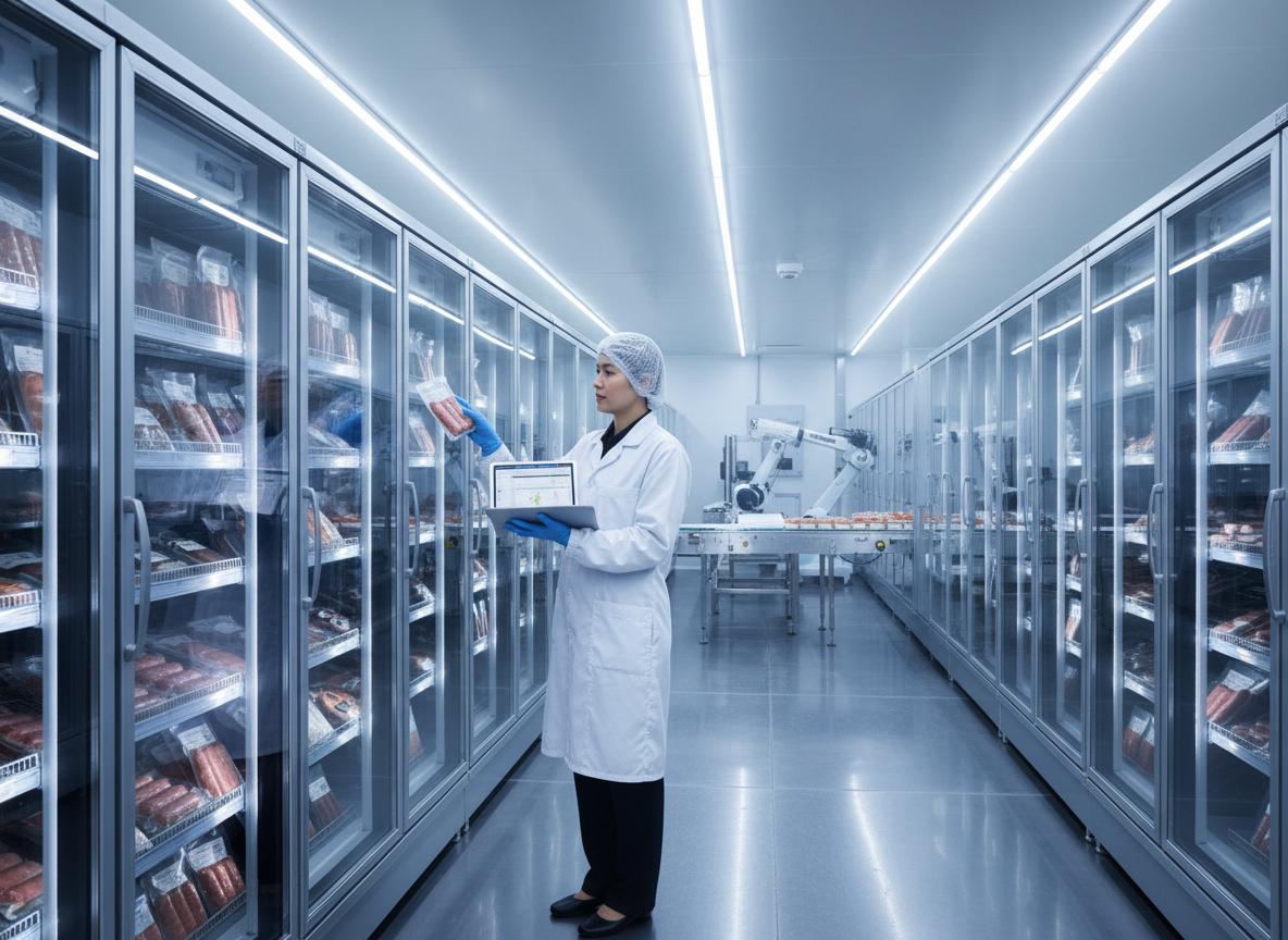 Kho lạnh bảo quản xúc xích, nguội