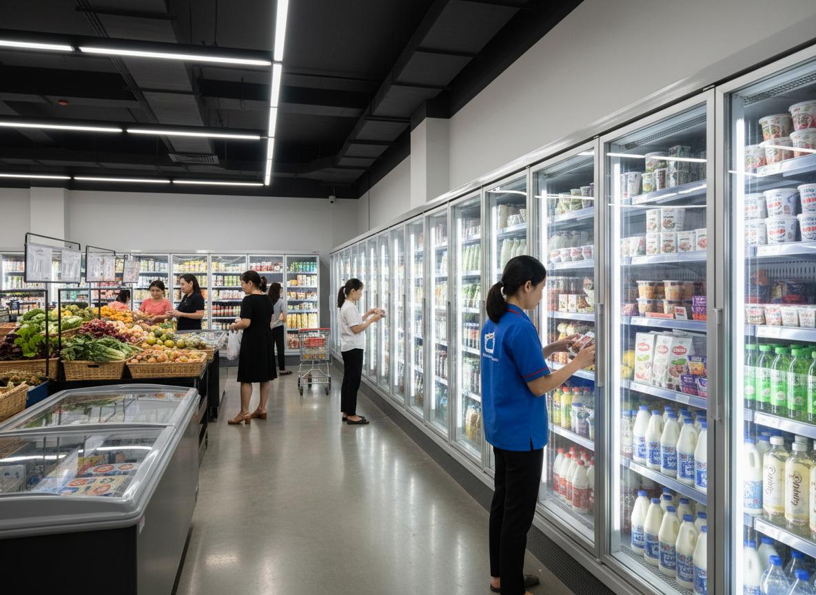 Kho lạnh cho siêu thị, cửa hàng tiện lợi