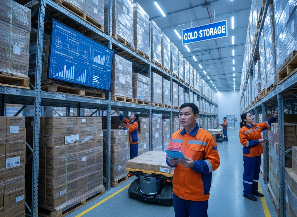 Kho lạnh trữ đông thực phẩm nhập khẩu