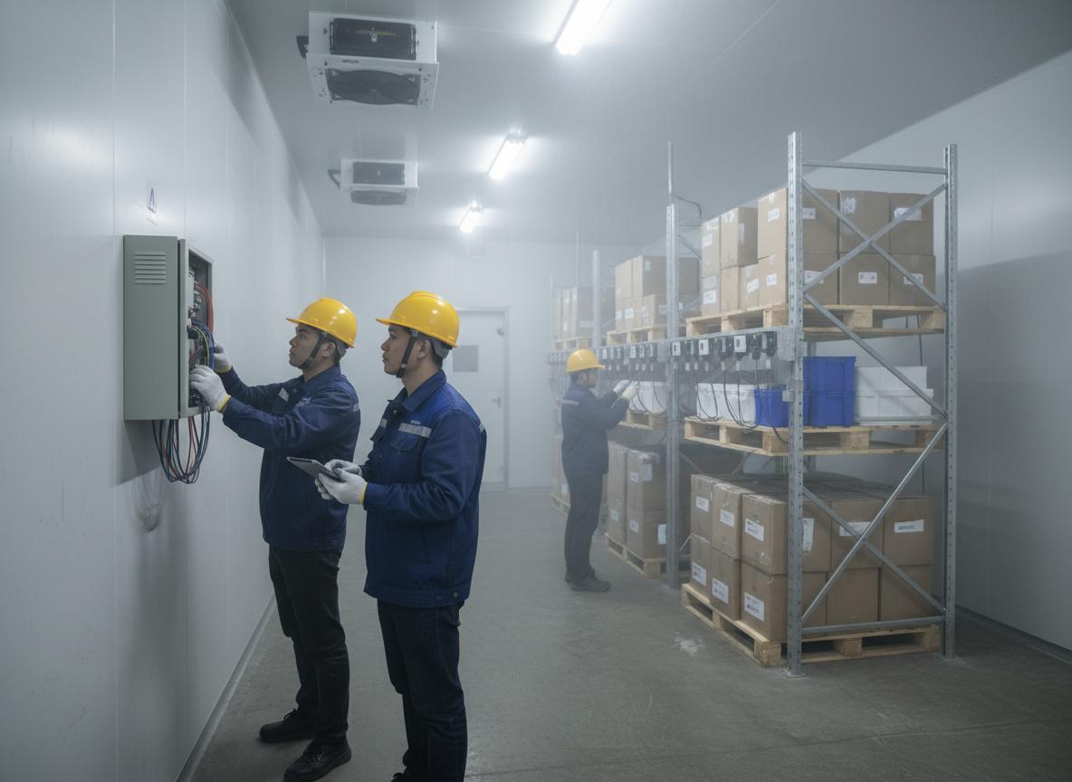 Lắp đặt hệ thống cảnh báo nhiệt độ kho lạnh