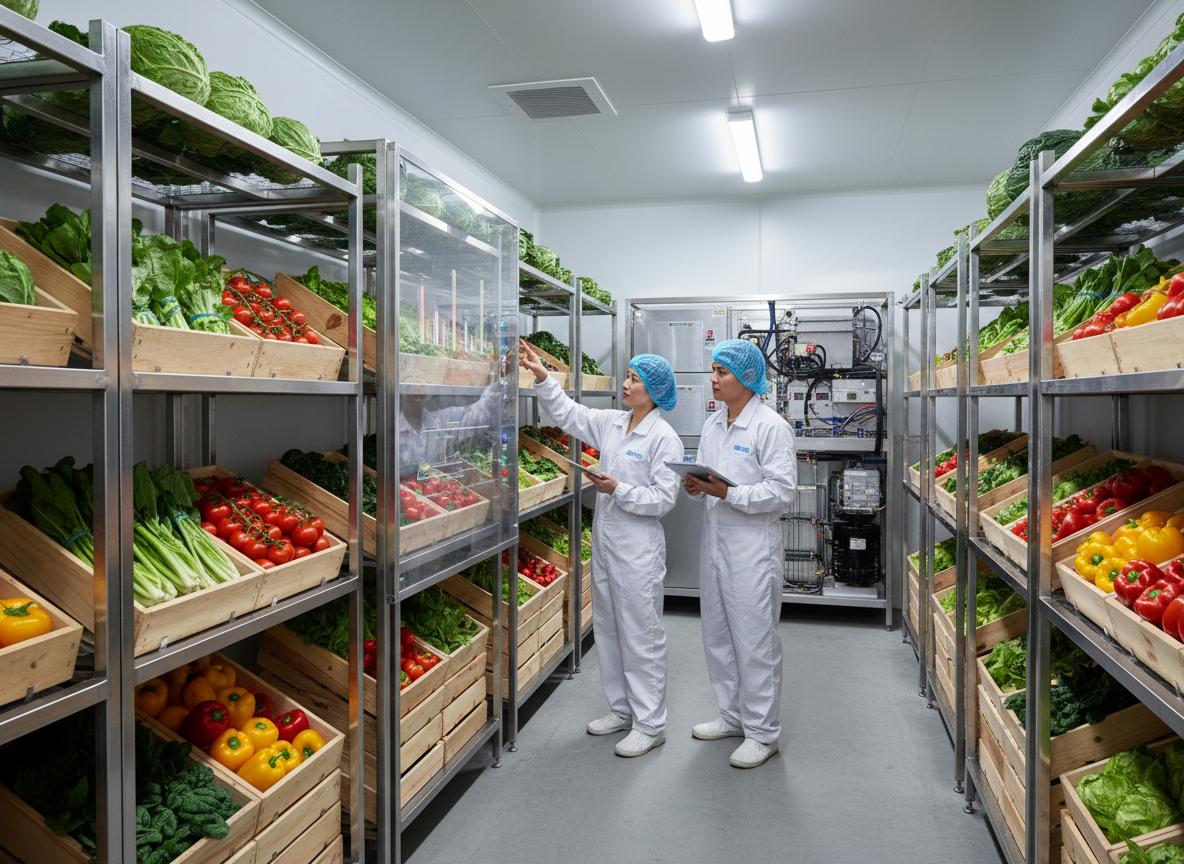 Cấu tạo và nguyên lý hoạt động của kho lạnh bảo quản rau củ chuyên nghiệp