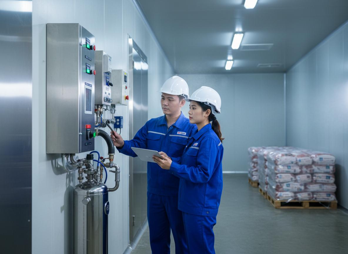 Tiêu chuẩn kỹ thuật vàng cho kho lạnh bảo quản thịt heo