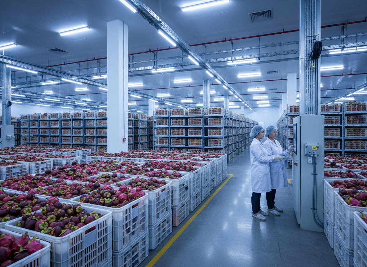 Lắp đặt kho lạnh trái cây xuất khẩu