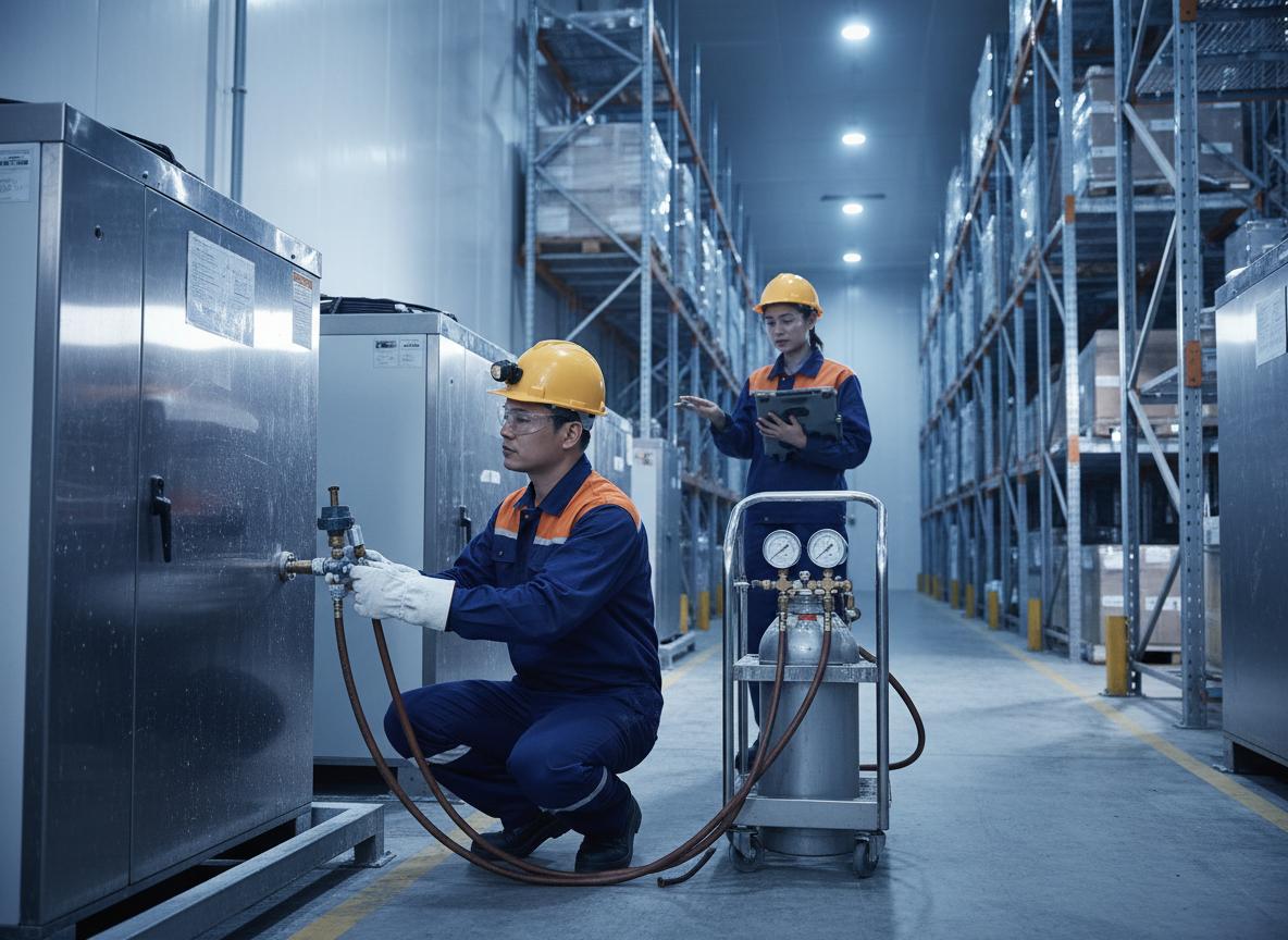 Nạp gas kho lạnh công nghiệp