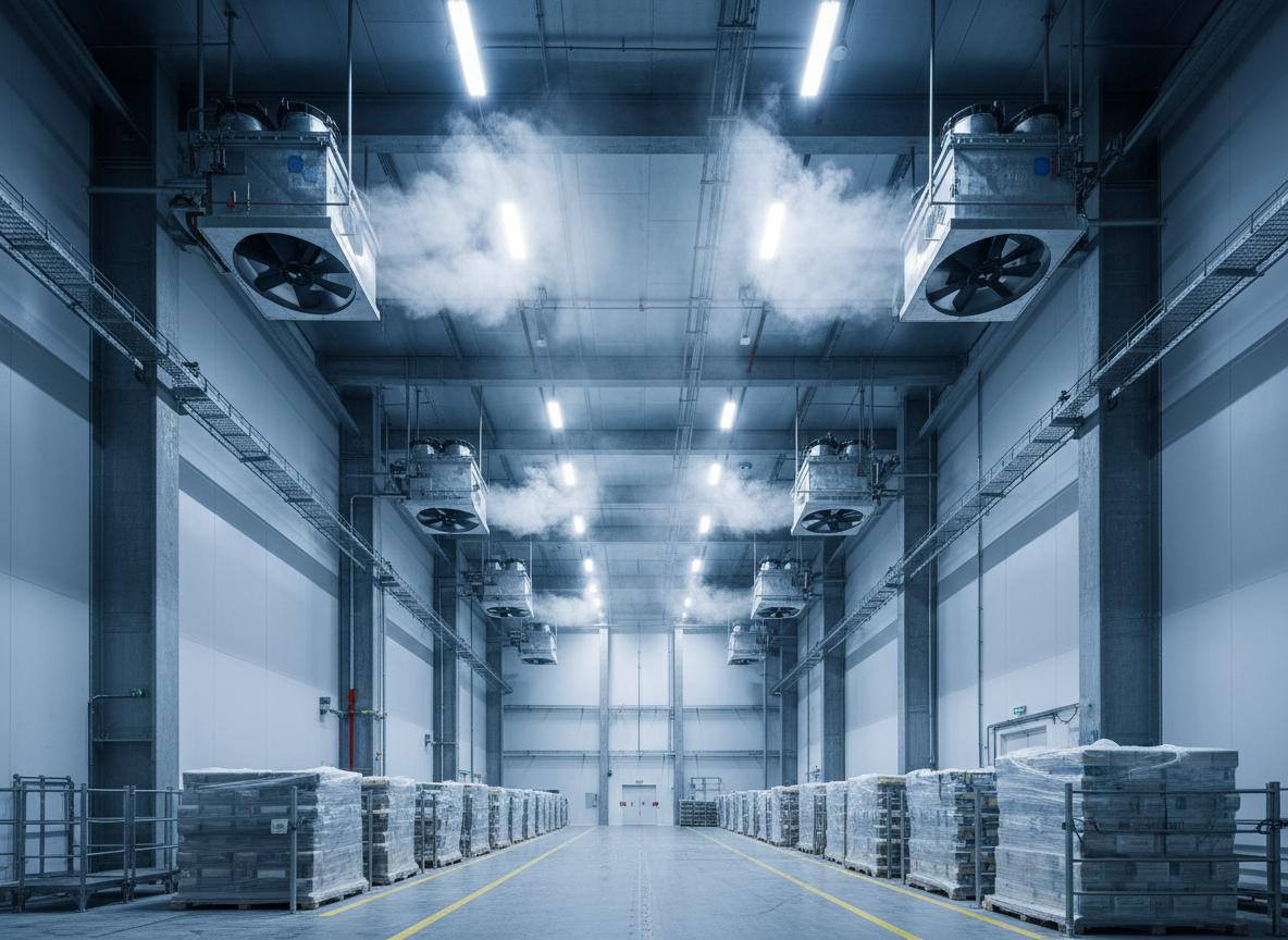 Quạt tản nhiệt kho lạnh công nghiệp