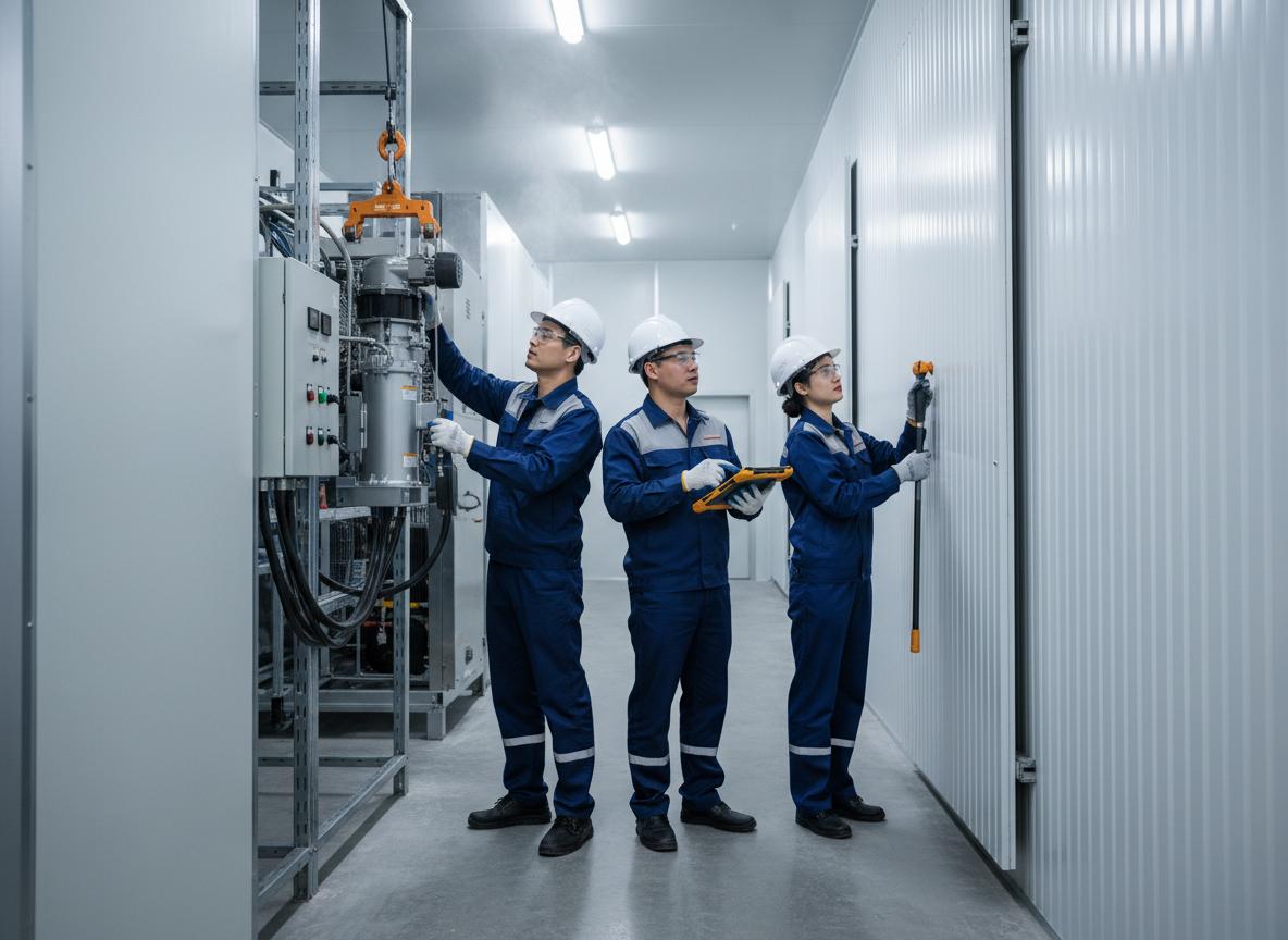 Quy trình lắp đặt kho lạnh chuyên nghiệp