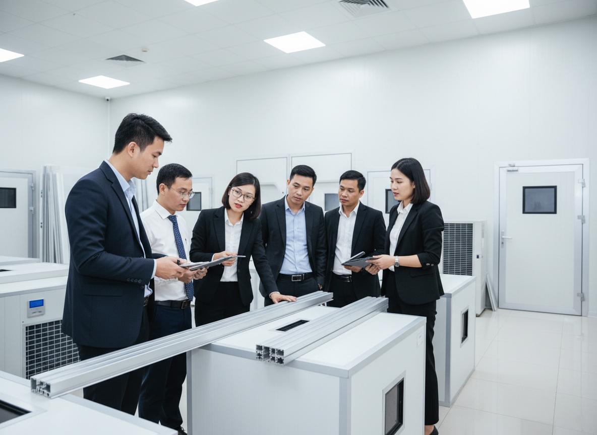 Thanh nhôm lắp ghép kho lạnh