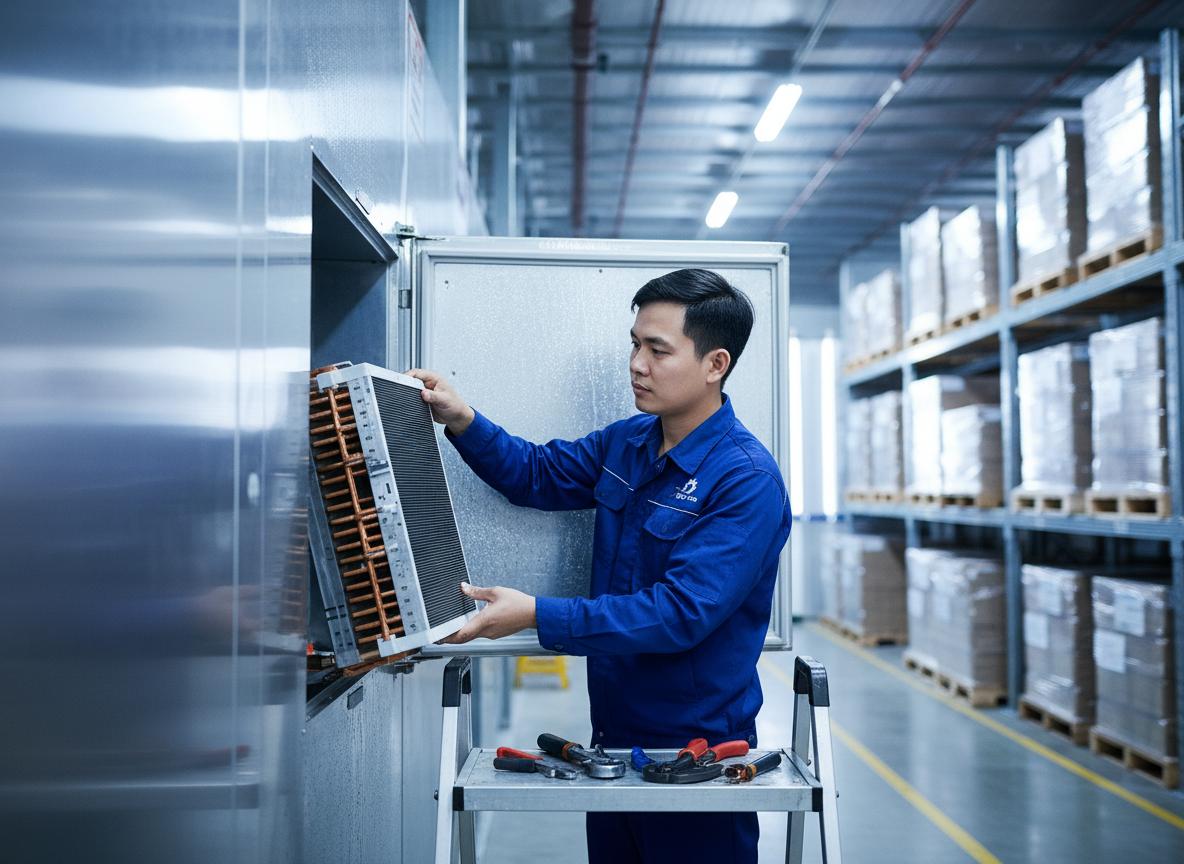 Thay dàn lạnh kho lạnh chính hãng