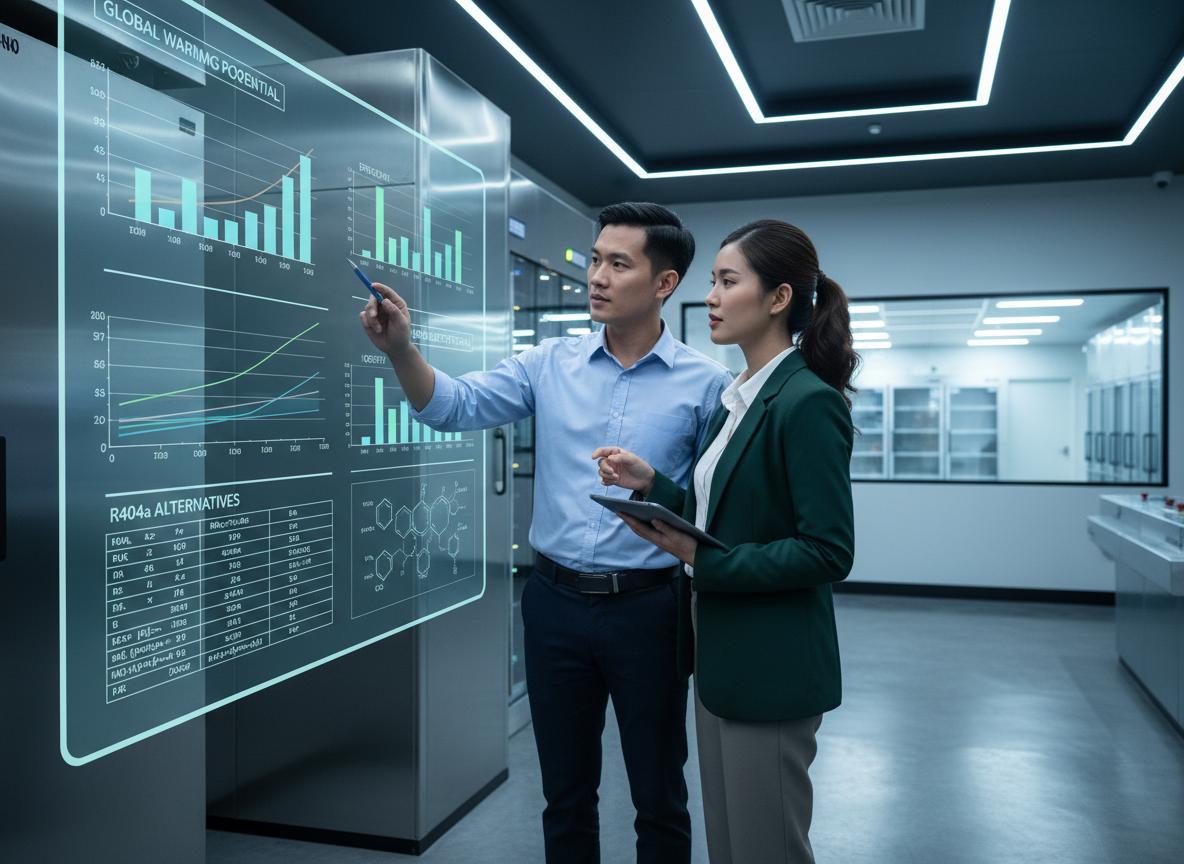 So sánh chi tiết các loại gas thay thế R404a phổ biến nhất