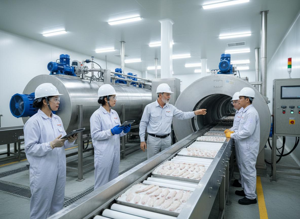 Thi công hầm đông thủy hải sản