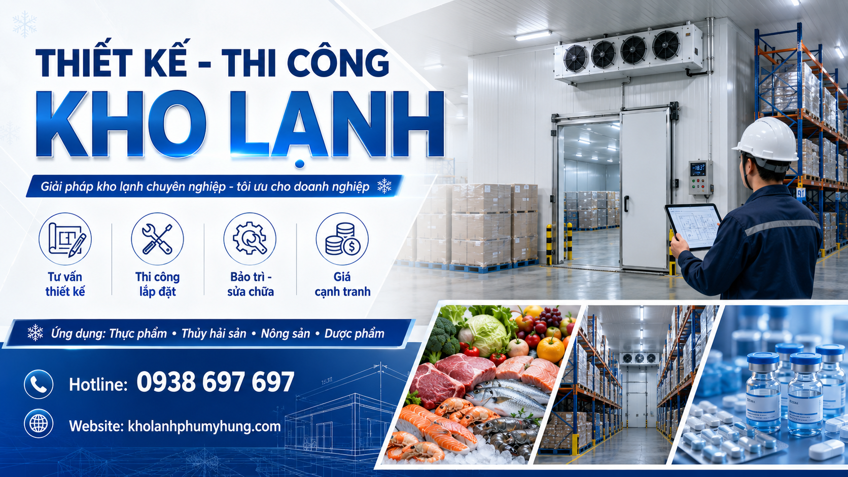 Thiết kế thi công kho lạnh giá rẻ, uy tín, chuyên nghiệp #1