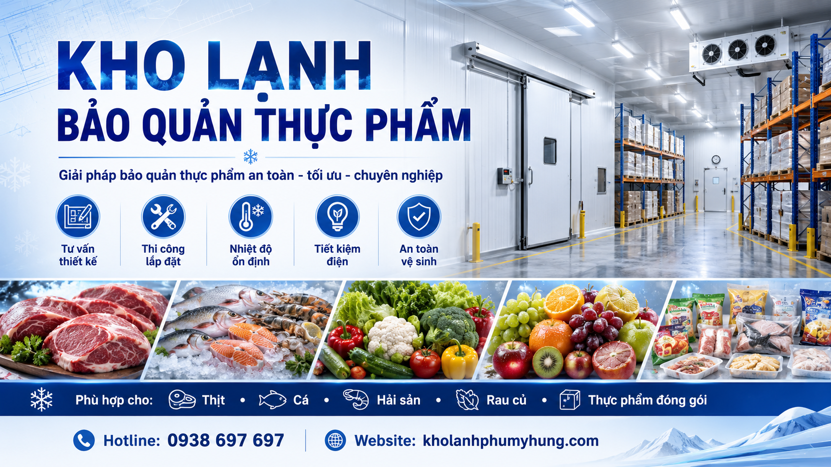 Kho lạnh bảo quản thực phẩm